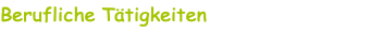 Berufliche Tätigkeiten